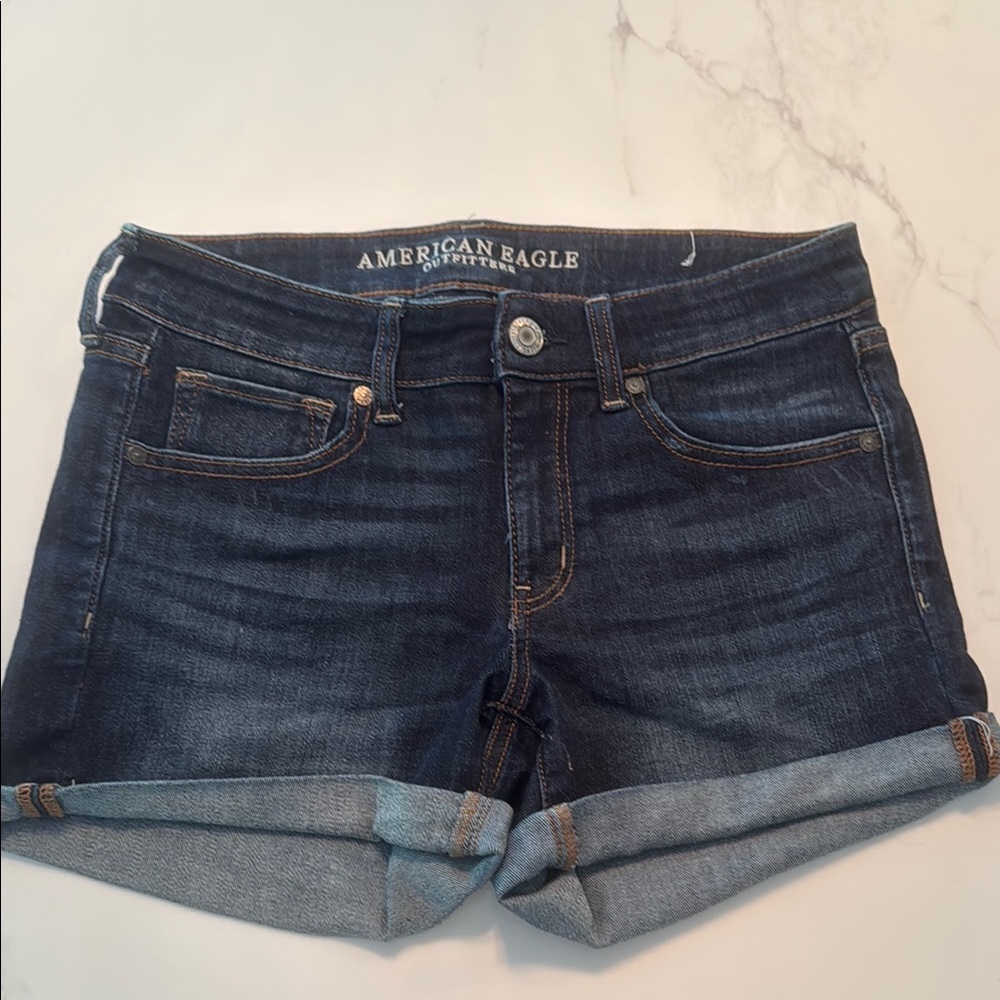 American Eagle Outfitters Blue Jean Shorts Classic Denim Style